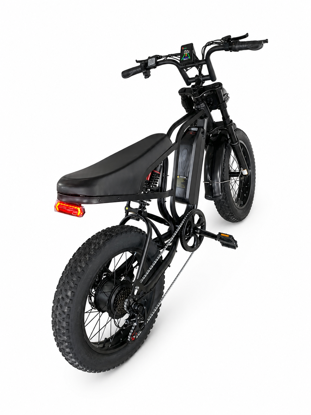 E-bike 1500W, 48V 15.6Ah Removable Battery, Fat Tires, Dual Suspension,