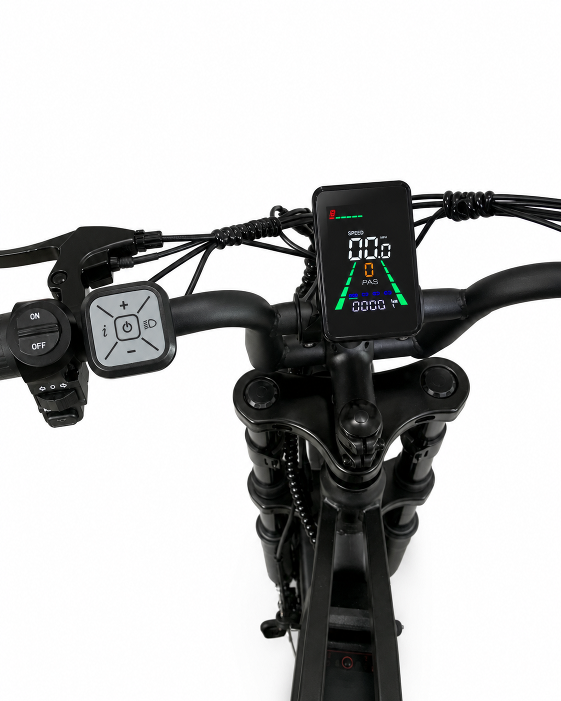 E-bike 1500W, 48V 15.6Ah Removable Battery, Fat Tires, Dual Suspension,